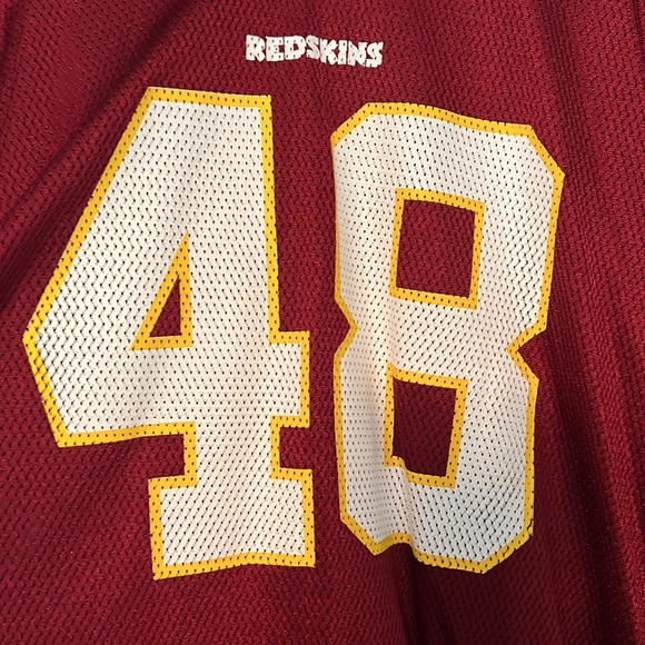 Reebok NFL Washington Redskins Horton #48 Jersey 2XL - Picture 3 of 6